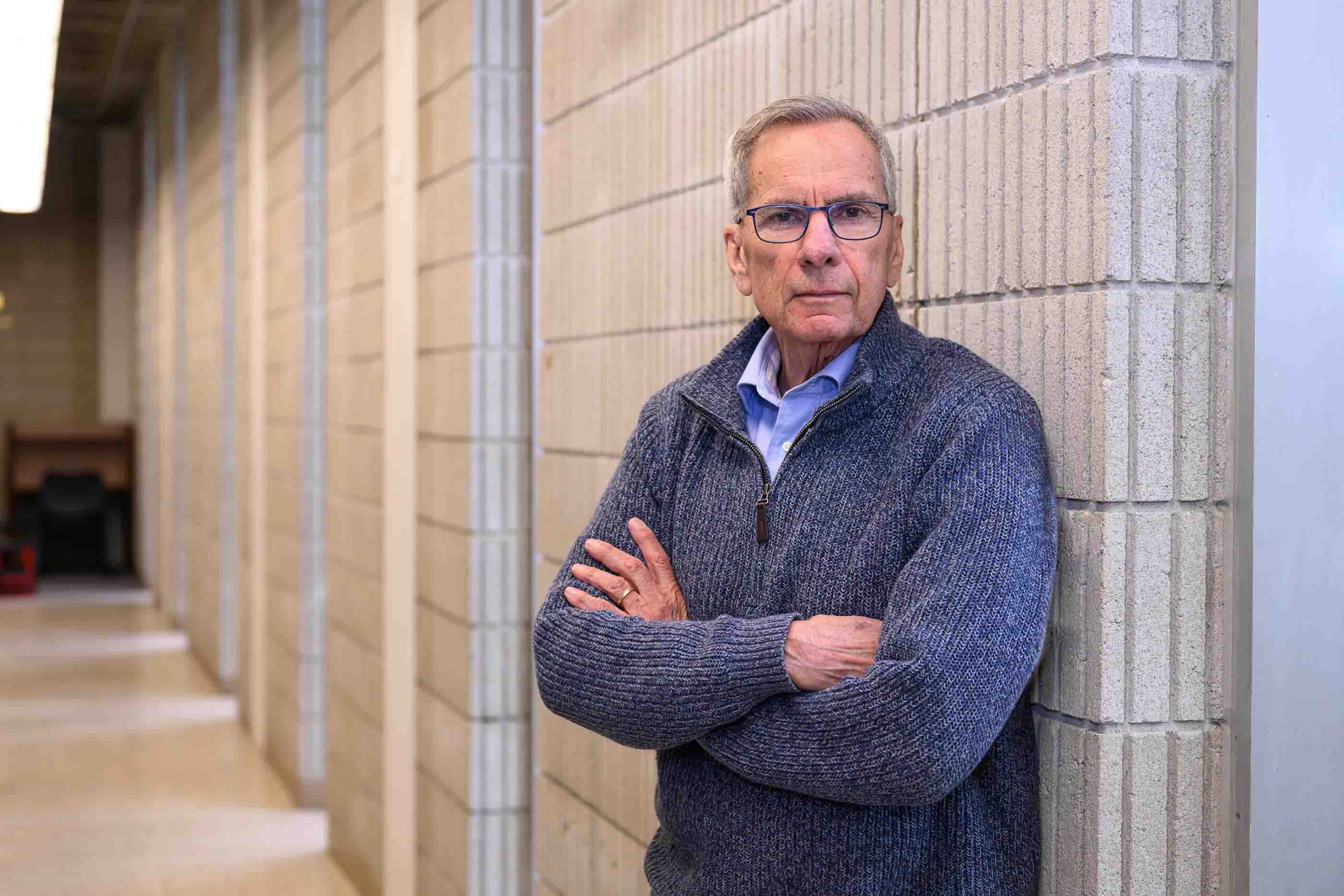 Anthony Pesare posing at the courthouse
